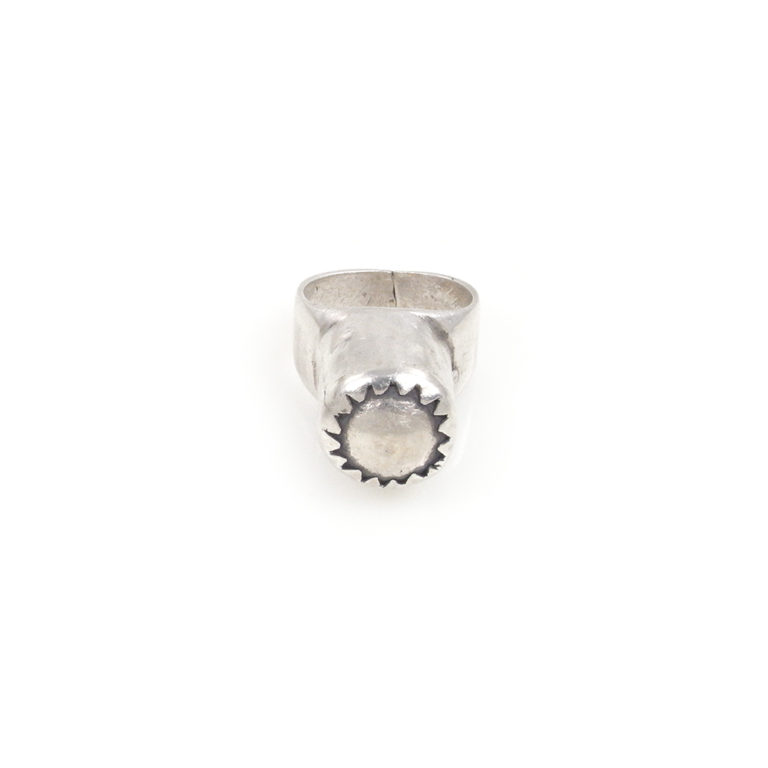 Majestic Tuareg Silver Amulet Ring US 11 1/2, Mali - Image 2