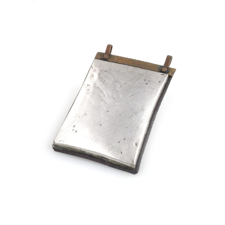 Tuareg Silver and Copper Amulet Pendant, Mali