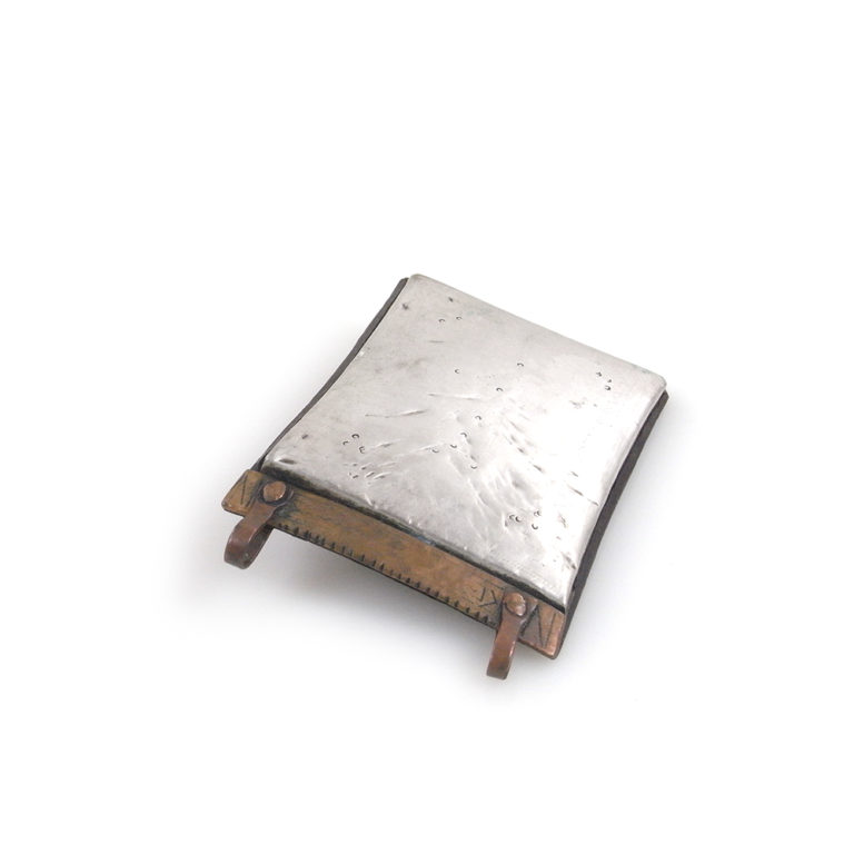 Tuareg Silver and Copper Amulet Pendant, Mali - Image 3