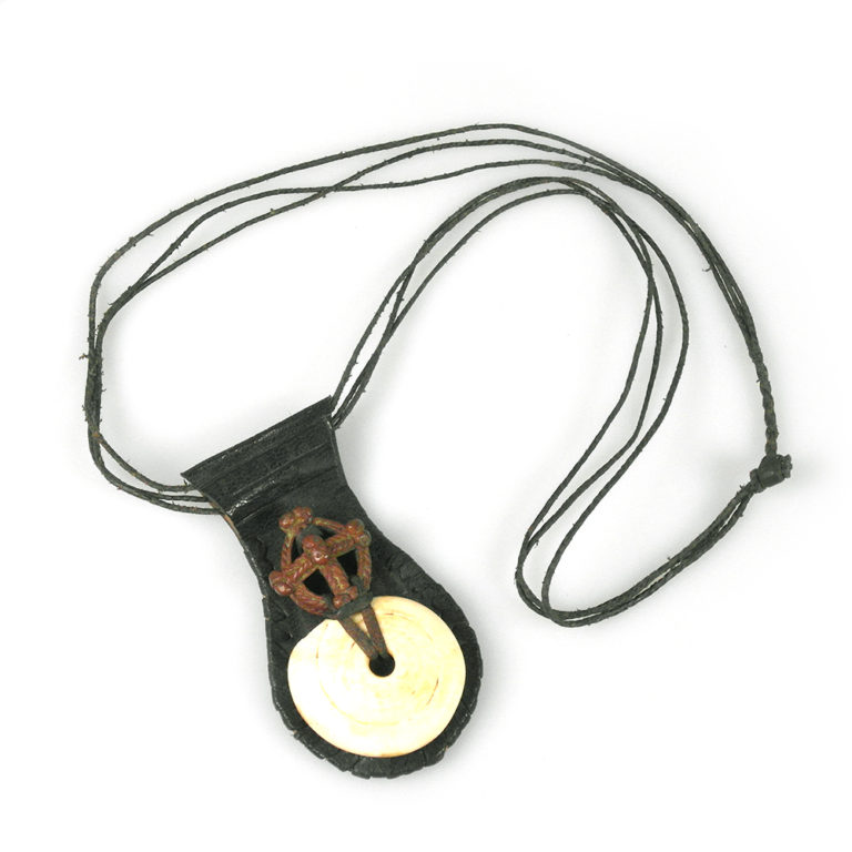Tuareg Conch Shell Amulet Necklace, Mali