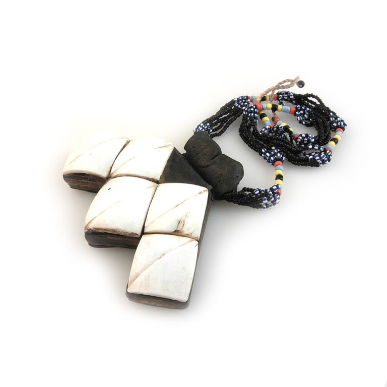 Large Tuareg Hand of Fatima Amulet Necklace, Mali - Image 3