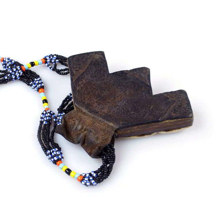 Large Tuareg Hand of Fatima Amulet Necklace, Mali - Image 5