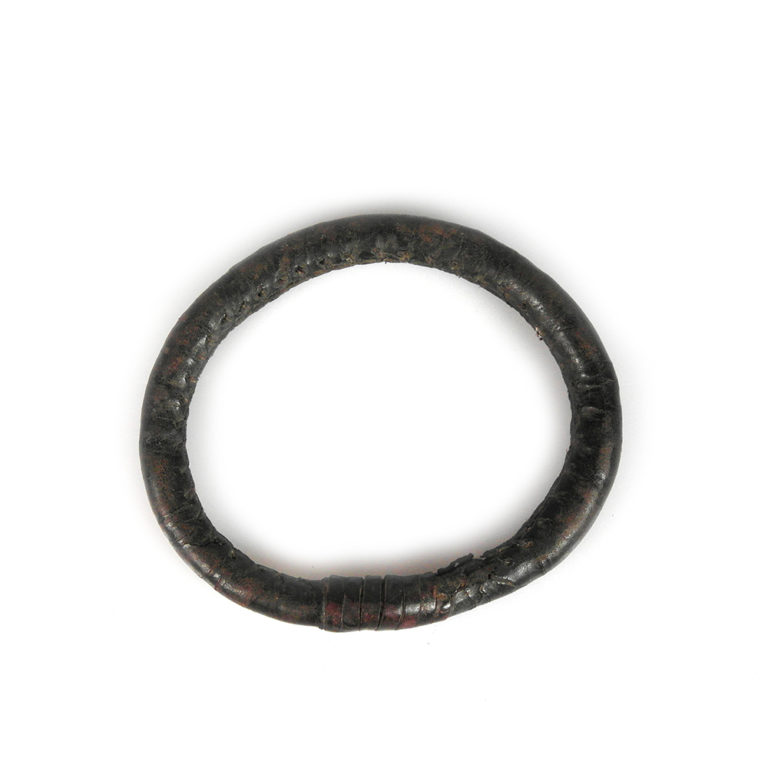 Bamana Leather Arm Amulet Bracelet, Mali - Image 2