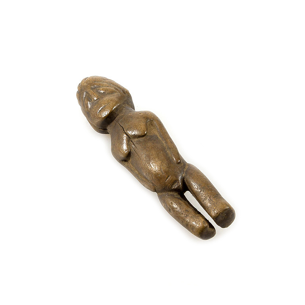 Small Lobi Wood Amulet Figure, Burkina Faso - Image 2