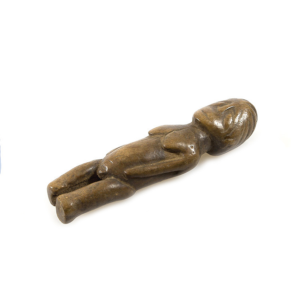 Small Lobi Wood Amulet Figure, Burkina Faso - Image 3