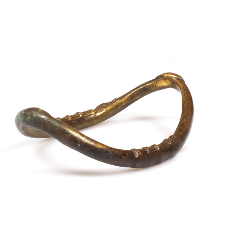 Bobo Bronze Currency Anklet, Burkina Faso - Image 2