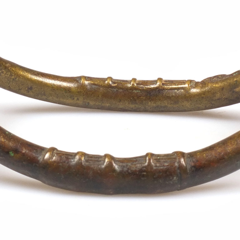 Bobo Bronze Currency Anklet, Burkina Faso - Image 3