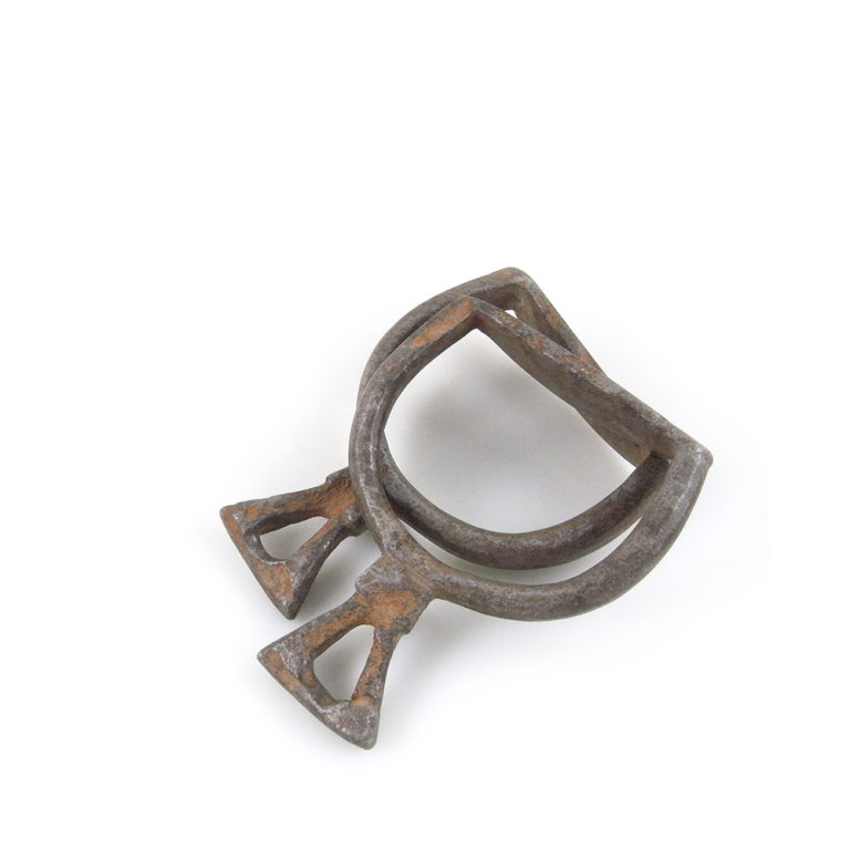 Lobi metal horse stirrups from Burkina Faso.