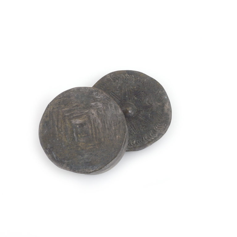 Akan Brass Gold Powder Forowa Container, Ghana - Image 5