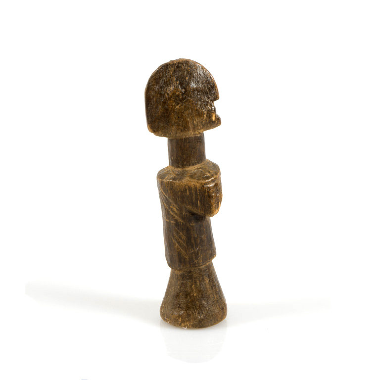 African fertility doll in wood from Burkina Faso.