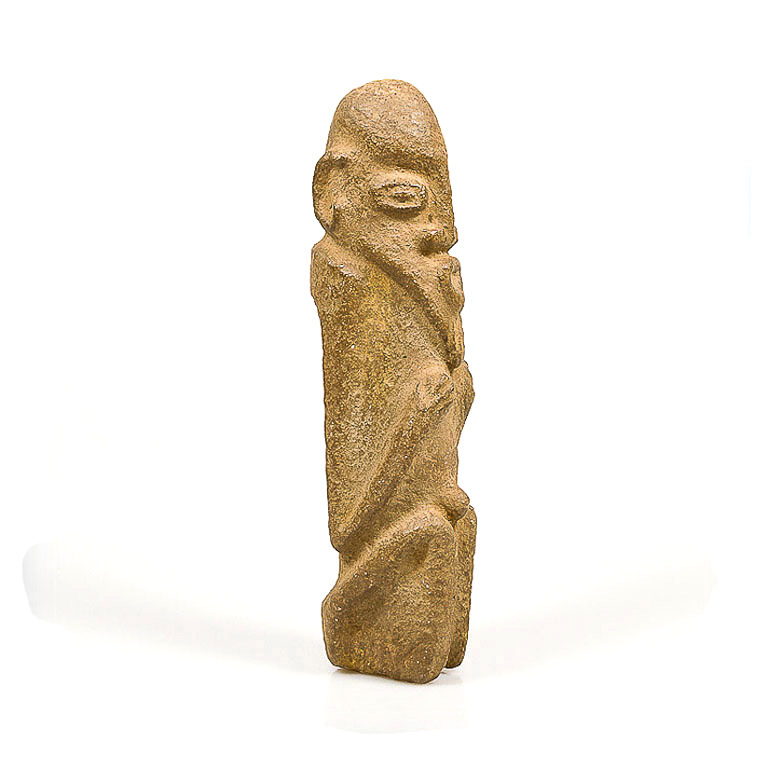 Dogon hermaphrodite stone figure carved from Mali.