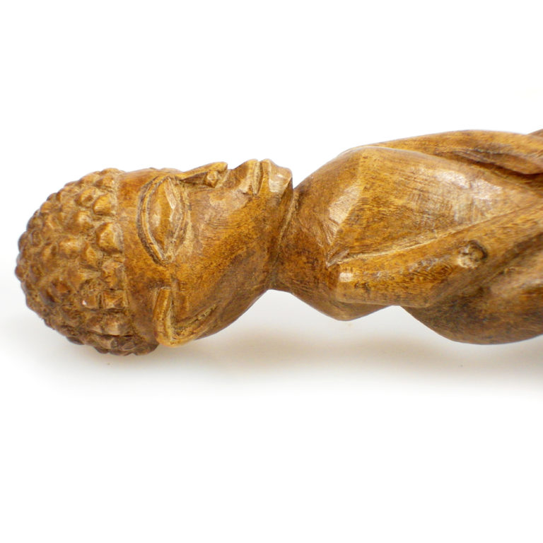 Lobi Wood Slingshot of Female Figure, Burkina Faso - Image 3