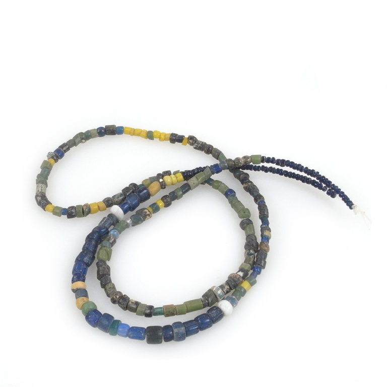 Ancient Djenne Glass Beads Strand-50, Mali