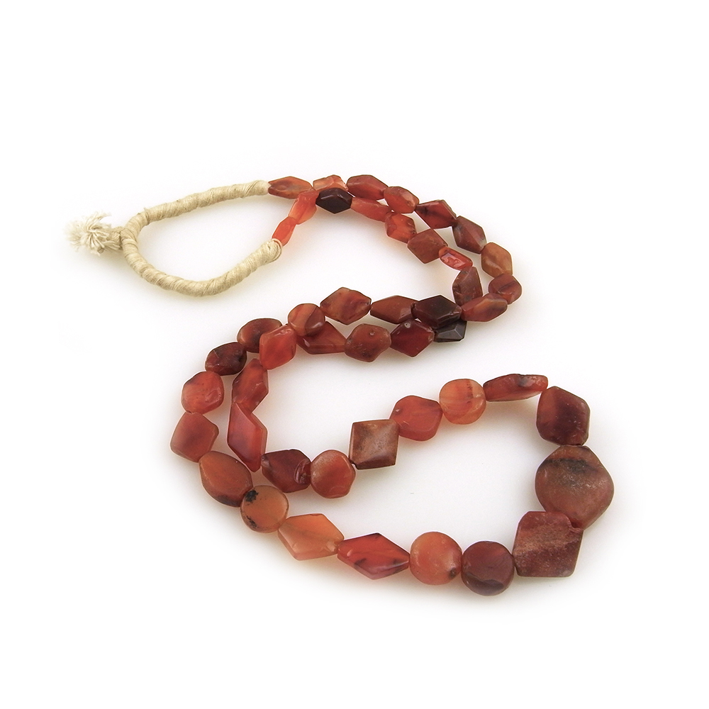 Ancient Carnelian and Jasper Tabular Beads, Mali - KAZAART
