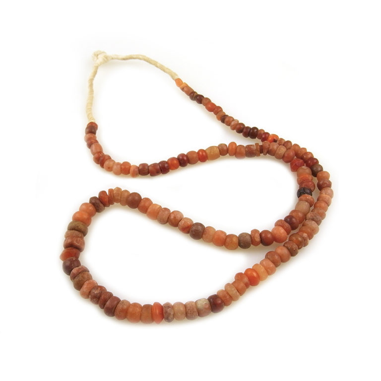 Ancient Carnelian Agate Round Beads, Mali - Image 2