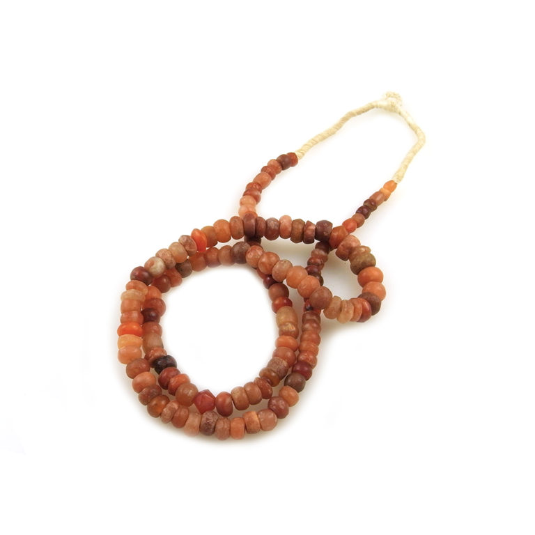 Ancient Carnelian Agate Round Beads, Mali - Image 3