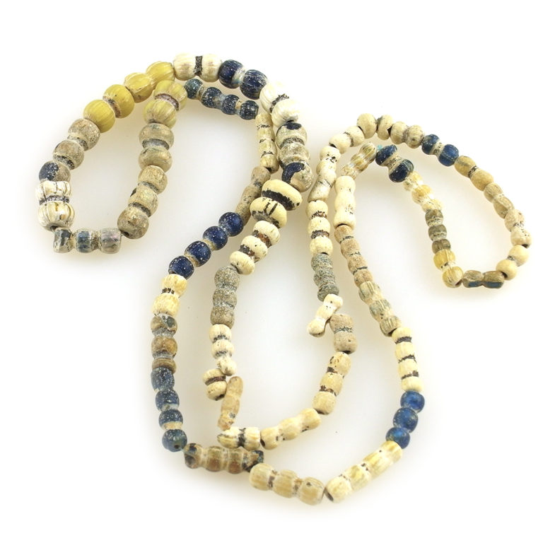 Ancient Djenne Glass Beads Strand Excavated 36, Mali - Image 5