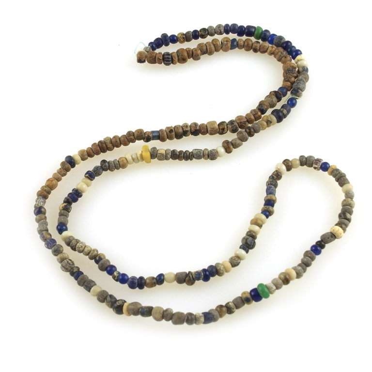 Djenne Ancient Glass Beads Strand 16, Mali - Image 2