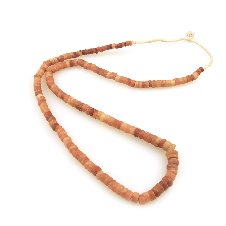Ancient Carnelian Mix Disc Beads, Mali