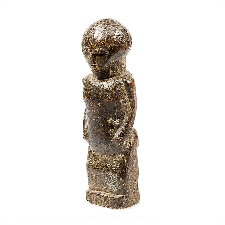 Small Lobi Wood Bateba Phuwe Figure, Burkina Faso - Image 2