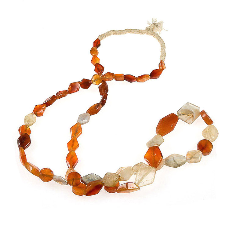 Ancient Carnelian and Quartz Tabular Beads, Mali - Image 4