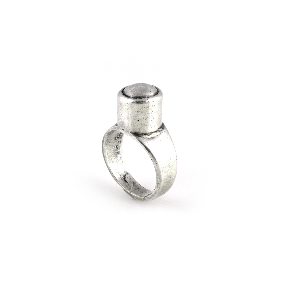 Tuareg or Fulani Silver Amulet Ring, Mali - Image 5
