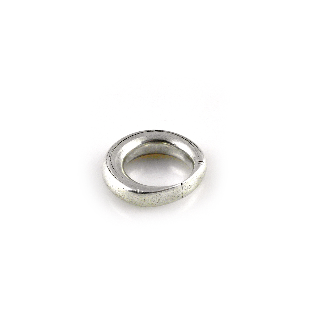 Tuareg or Fulani Silver Ring with Design, Mali - Image 5