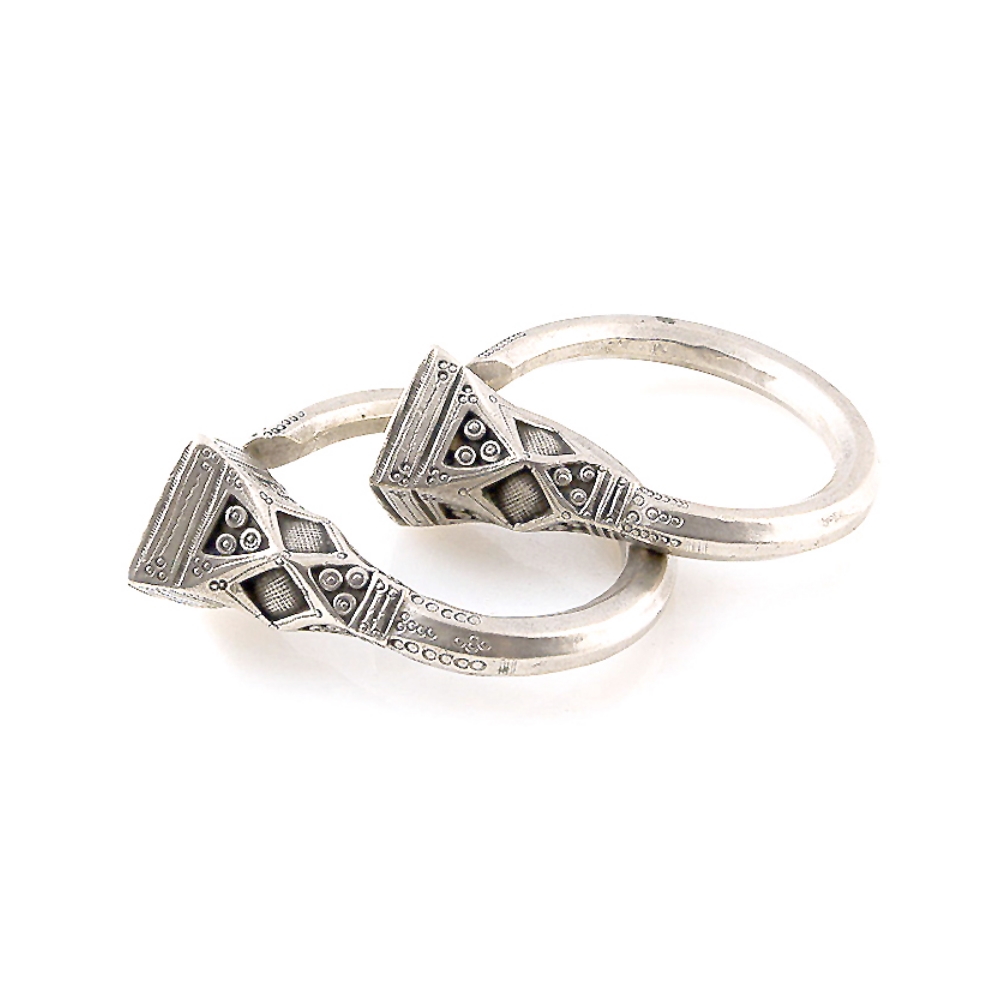 Tuareg Silver Tsabit Hoops Tizabaten, Niger - Image 4