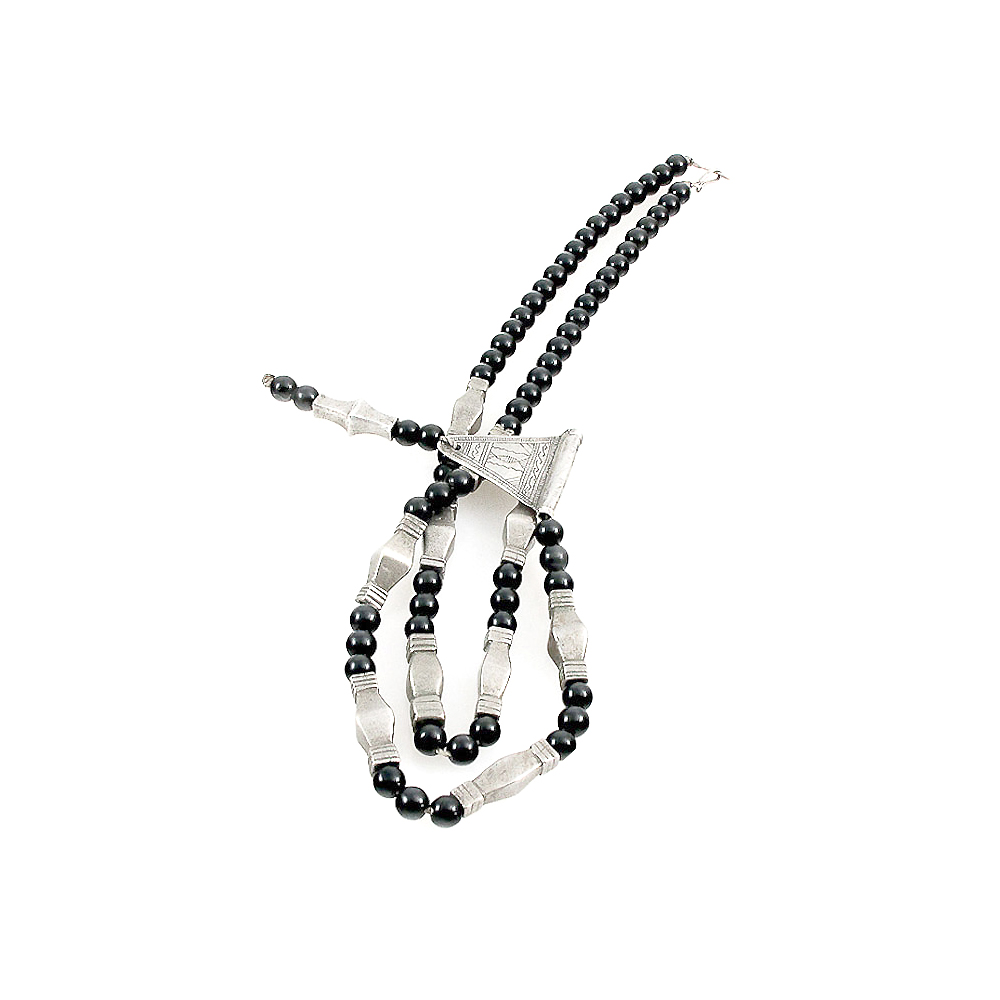 Tuareg Silver Takassa Necklace, Niger - Image 5