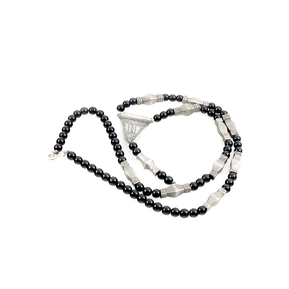 Tuareg Silver Takassa Necklace, Niger - Image 2