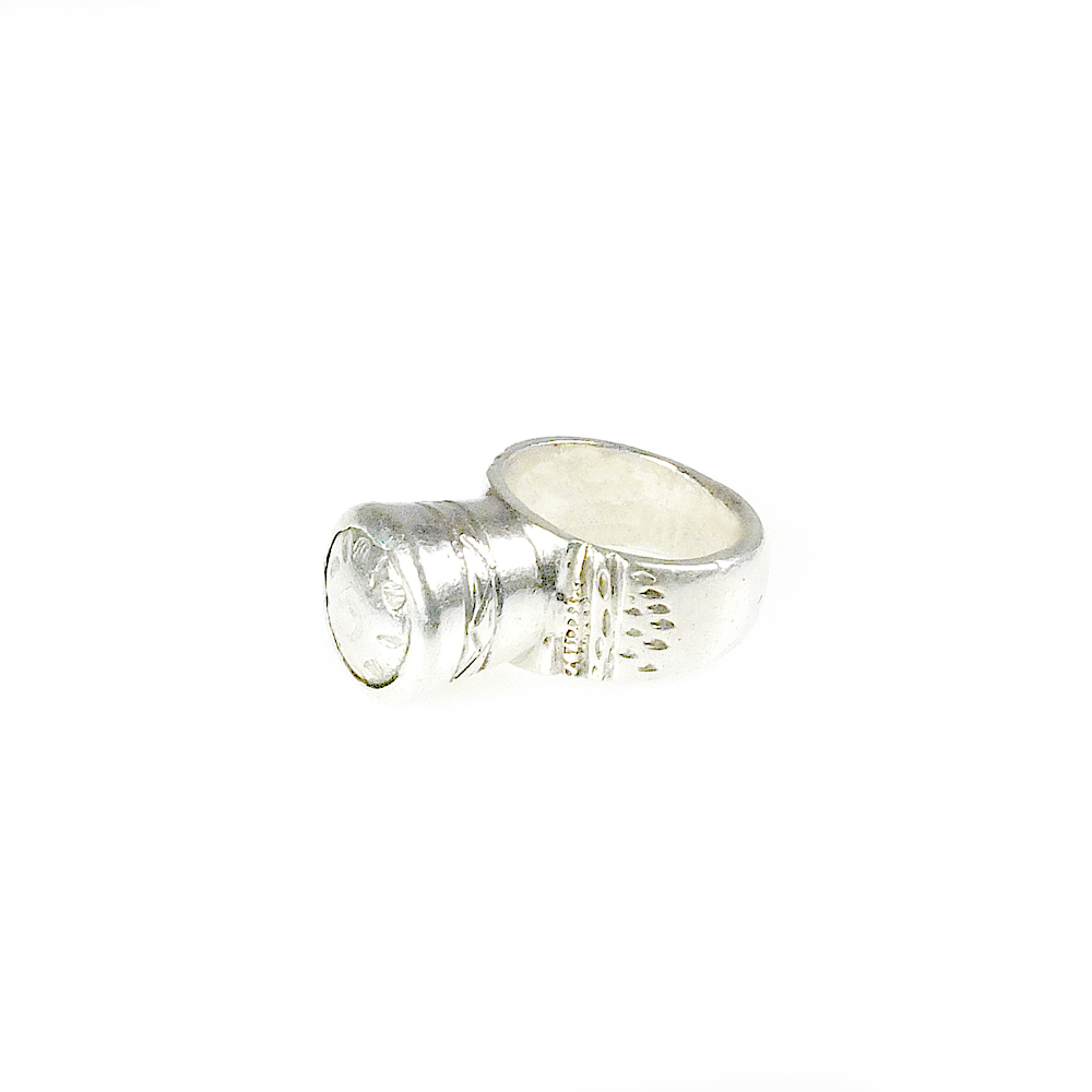 Tuareg Silver Amulet Ring, Mali - Image 5