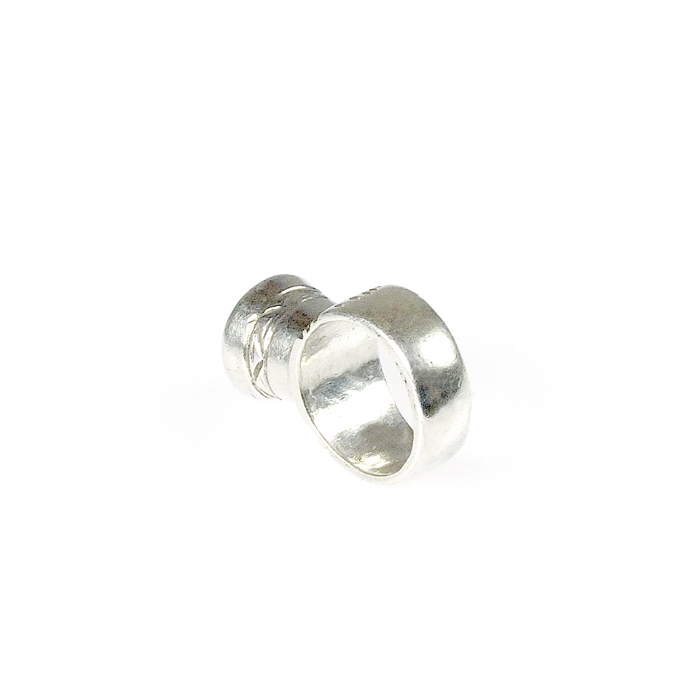 Tuareg Silver Amulet Ring, Mali - Image 4