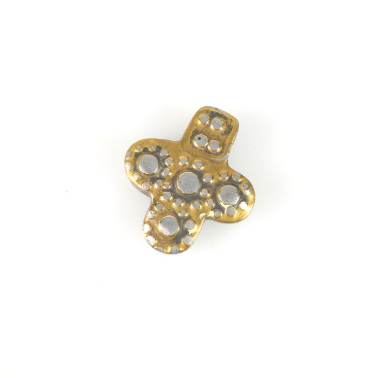 Berber Brass and Silver Kitab Amulet Pendant, Morocco