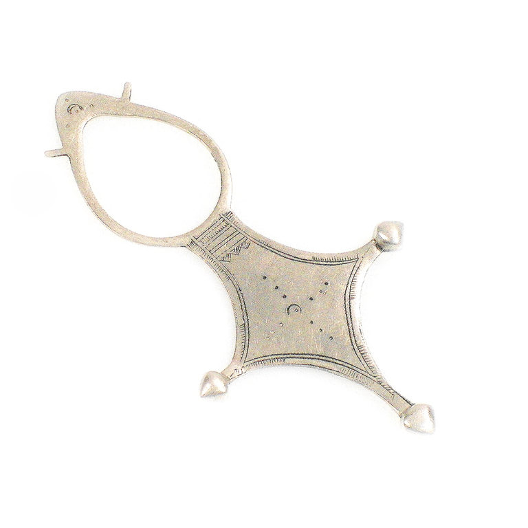 Tuareg Silver Agadez Cross Pendant 1, Niger