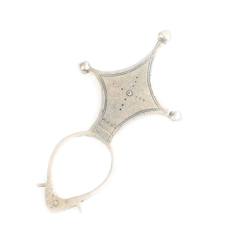 Tuareg Silver Agadez Cross Pendant 1, Niger - Image 3