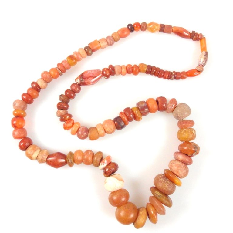 Ancient Carnelian Neolithic Beads Strand, Mali - Image 4