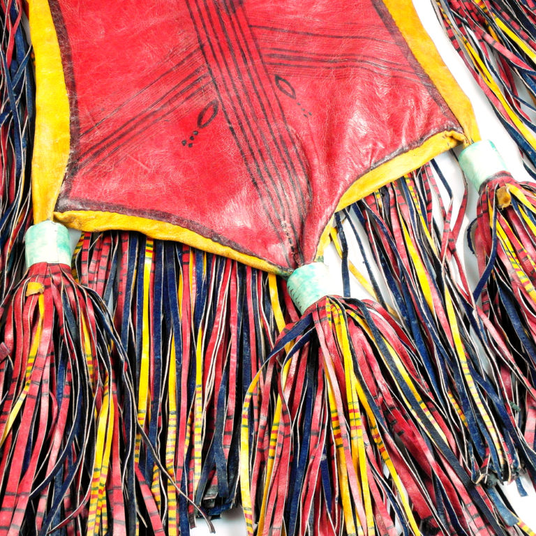 Tuareg Decorated Leather Storage Bag Abalbed, Niger - Image 3