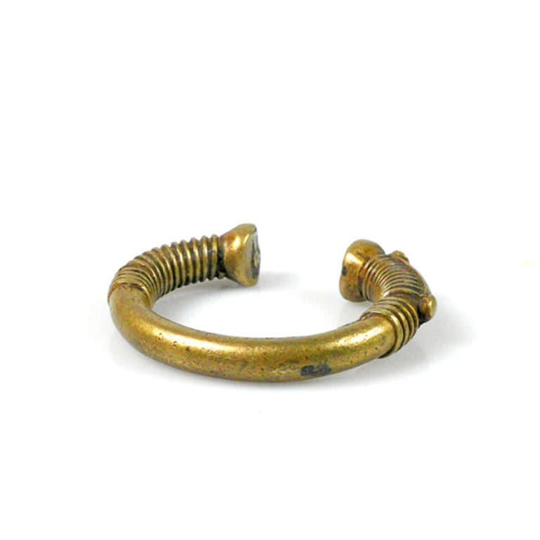 Kapsiki Brass Currency Bracelet, Cameroon - Image 3