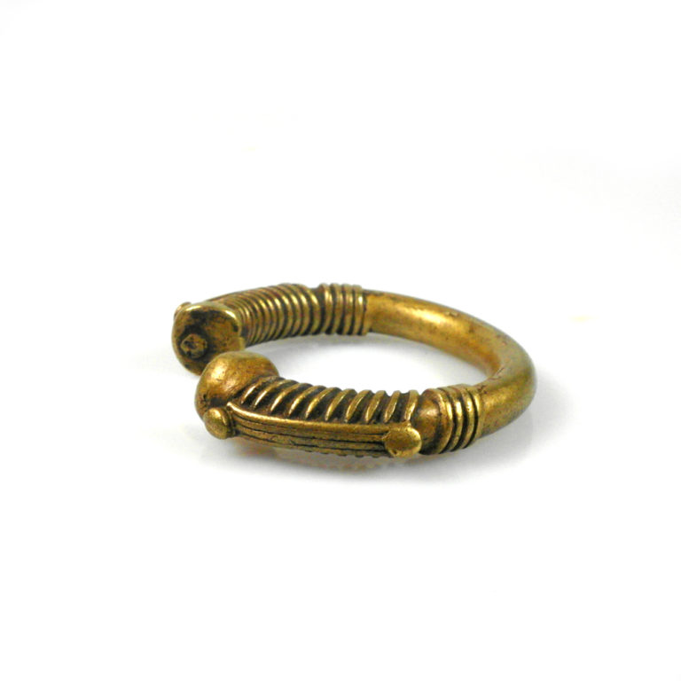 Kapsiki Brass Currency Bracelet, Cameroon