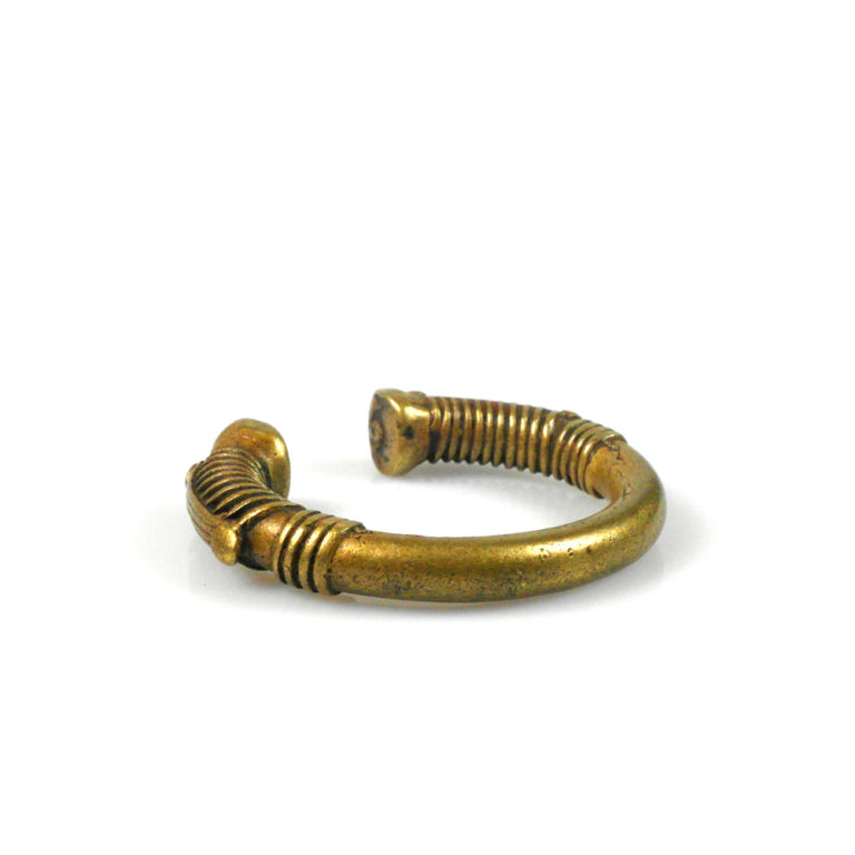 Kapsiki Brass Currency Bracelet, Cameroon - Image 5