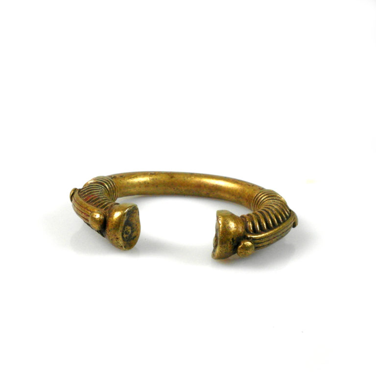 Kapsiki Brass Currency Bracelet, Cameroon - Image 2