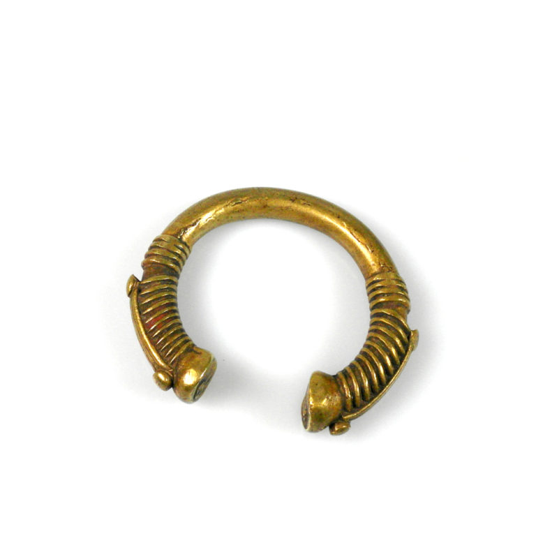 Kapsiki Brass Currency Bracelet, Cameroon - Image 6