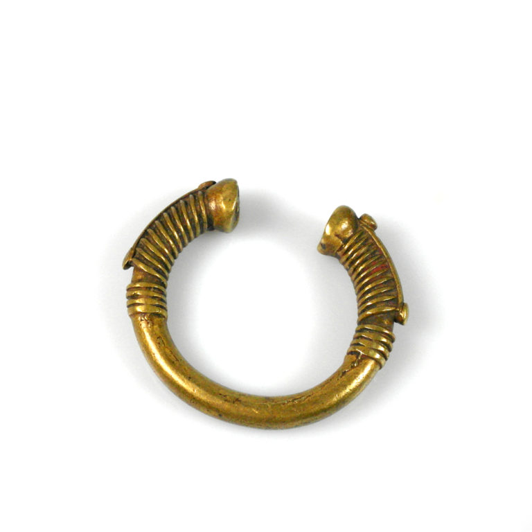 Kapsiki Brass Currency Bracelet, Cameroon - Image 4