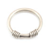 Silver Tribal Bangle with Coil-2, Cambodia - Image 2