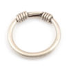 Silver Tribal Bangle with Coil-2, Cambodia - Image 6