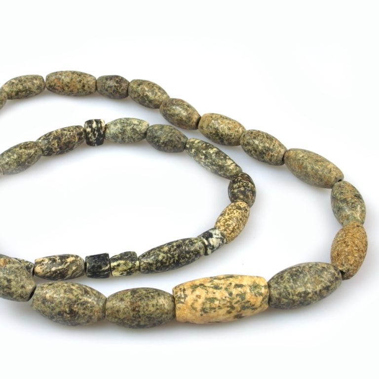 Ancient Granite Stone Beads Strand, Mali - Image 5