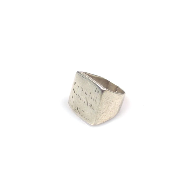 Tuareg Silver Amulet Ring with Koranic Script, Mali - Image 4