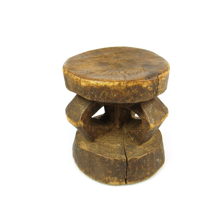 Small Bozo Wood Stool, Mali - Image 3