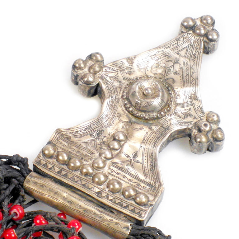 Impressive Songhai Silver Pendant - Image 9