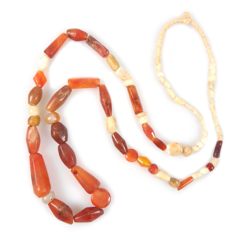 Ancient Carnelian & Agate Beads Strand 2, Mali - Image 2